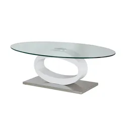 Couchtisch   ¦ weiß ¦ Maße (cm): B: 75 H: 40