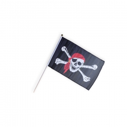 holzspielerei Piratenflagge - klein 3-farbig 243715