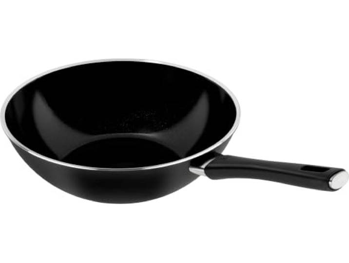 ZWILLING Lumotion Wokpfanne 30 cm, Keramik-Antihaftbeschichtung, Induktion Titanverstärkt, Für alle Herdarten, Made in Italy