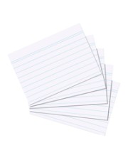 Herlitz Weiß 100 Blätter 1 Stücke index card A6 ruled white pieces (1150606)