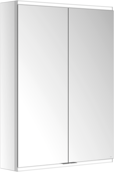 Keuco Royal Modular 2.0 Spiegelschrank 800211071100300 700 x 900 x 160 mm, 1 Steckdose, 1 Doppel-USB-Ladestelle, Wandvorbau, 2-türig