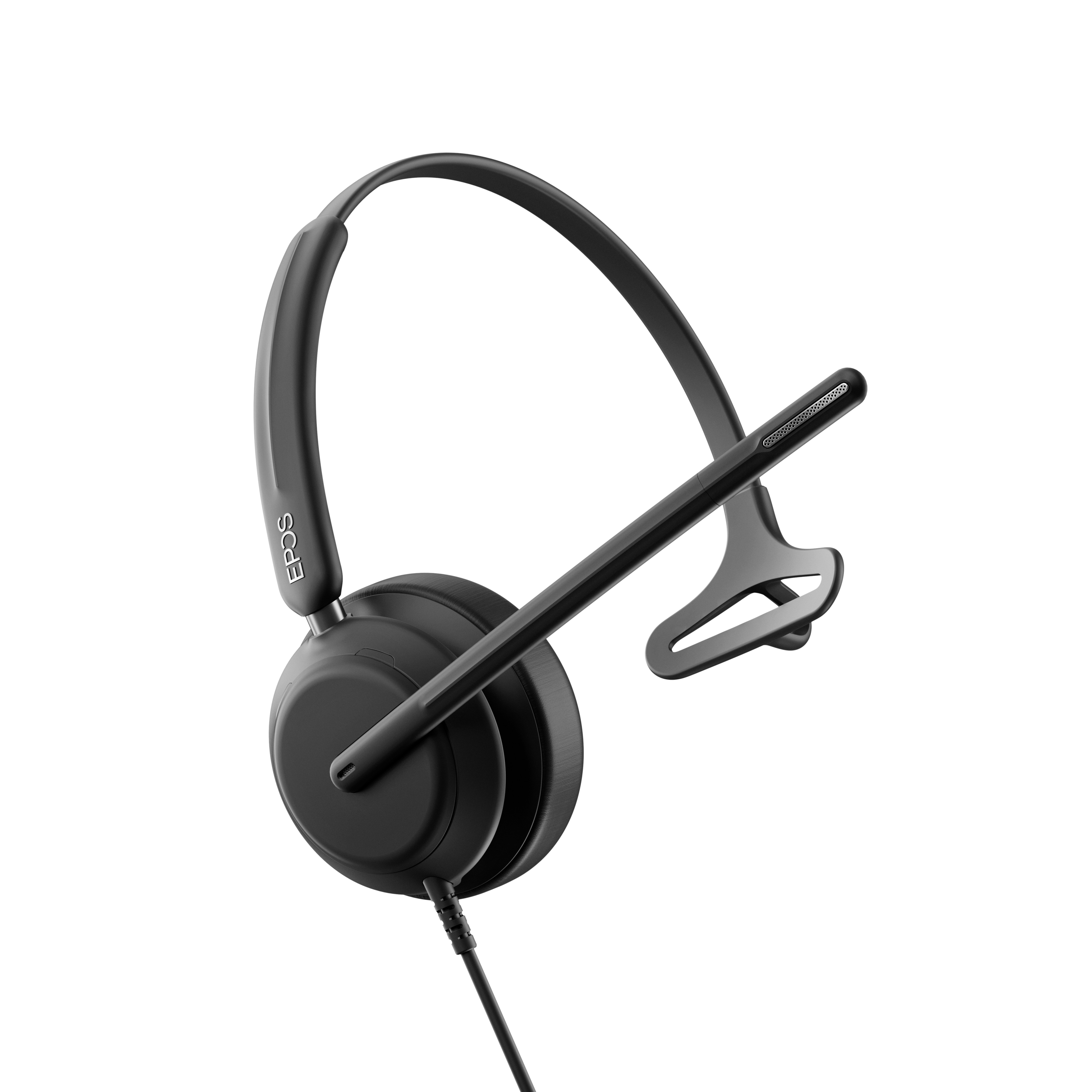EPOS IMPACT 730 Mono-Headset - UC-Version, USB-C/-A inkl. Inline-Controller, BrainAdapt-Technologie, EPOS AI, Ideal für Call Centers