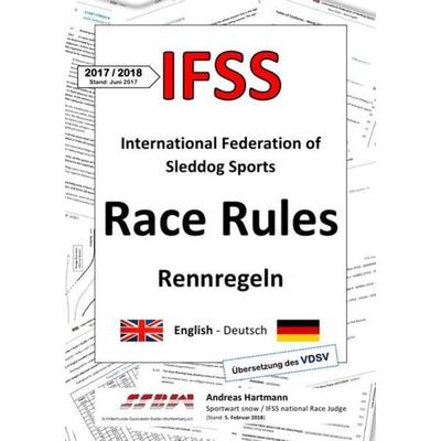 IFSS Race Rules - Rennregeln 2017/2018, Taschenbuch von Andreas Hartmann, Epubli, 978-3-7450-9255-4