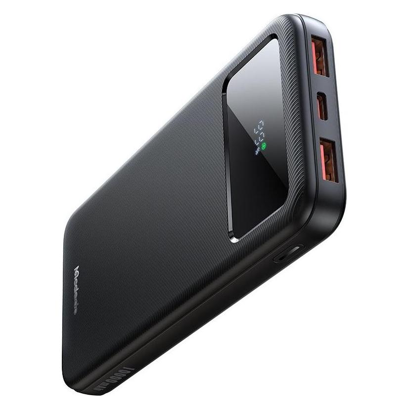 Mcdodo - Power Bank (MC-4220) - Type-C + 2x USB-A Ports, 10000mAh, 22.5W, LED Display - Black (10000 mAh, 22.50 W) (62486747)