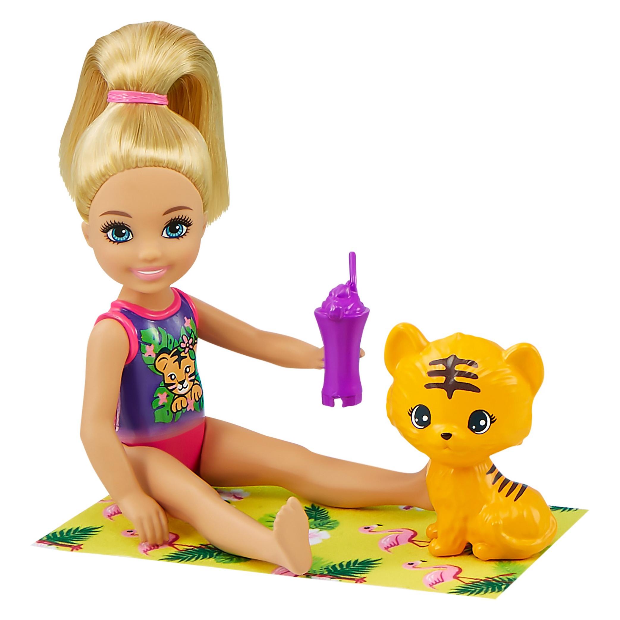 Barbie und Chelsea Das verlorene Geburtstag Jungle River Spielset (GTM85)