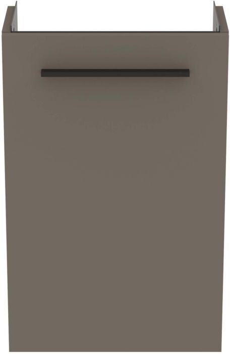 Ideal Standard life S Handwaschbeckenunterschrank T5296NG 1 Tür, 41 x 20,5 x 63 cm, greige matt
