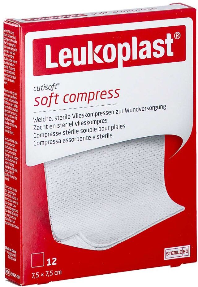 Leukoplast Cutisoft Vlieskompr.7,5x7,5 cm steril