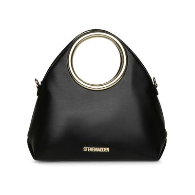 Henkeltasche STEVE MADDEN "STEVE MADDEN Taschen Lederimitat", Damen, Gr. onesize, schwarz, Lederimitat, Taschen