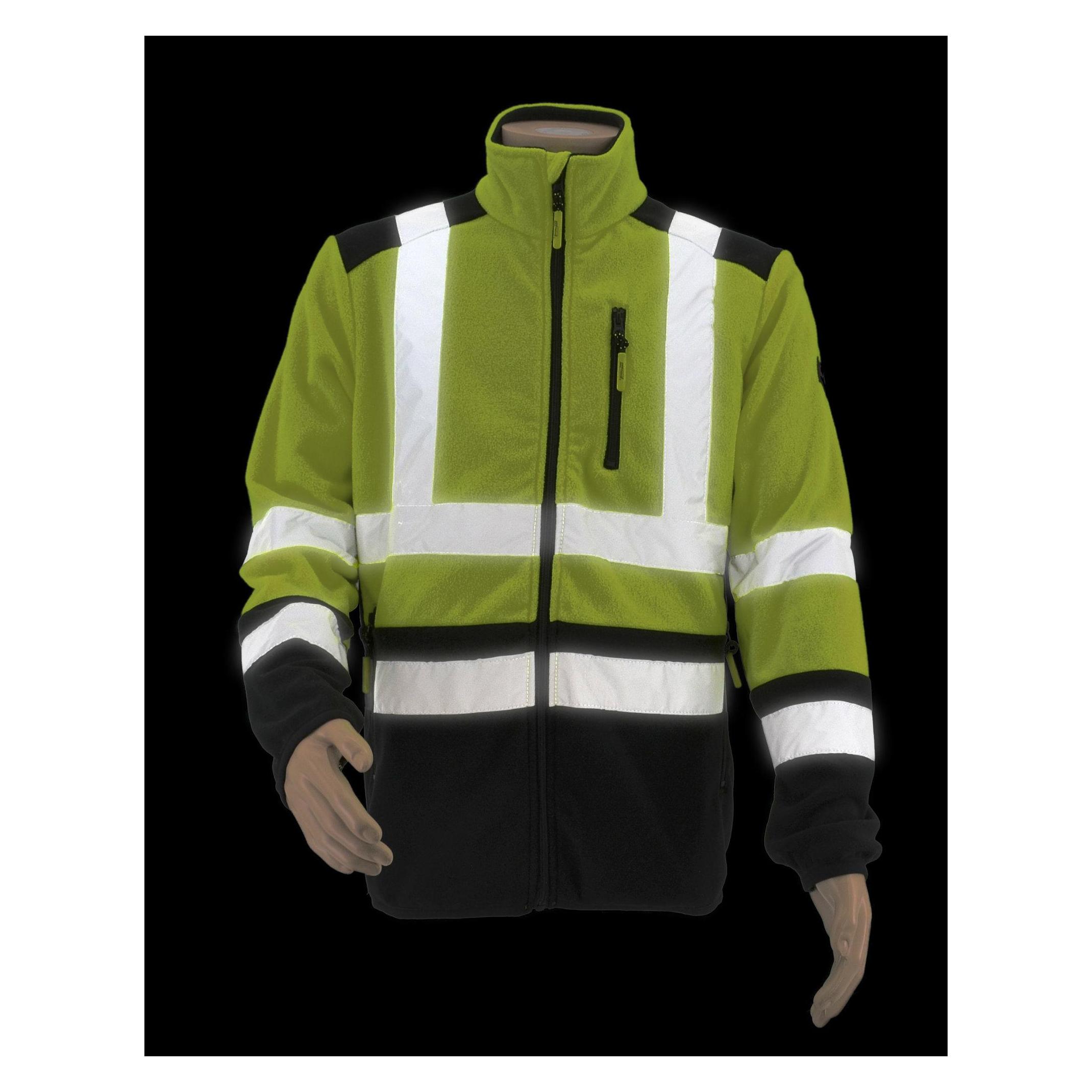 Awtools Fleecejacke T3/ Reflektierend Gelb/ L (L) (AW02642)