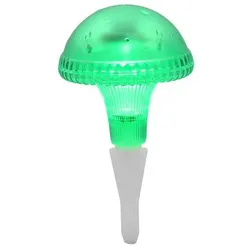LED Solarleuchte Pilz grun, Kunststoff