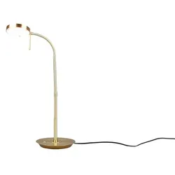 Trio LED-Tischleuchte Monza Alu, Eisen, Stahl & Metall Gold Messing