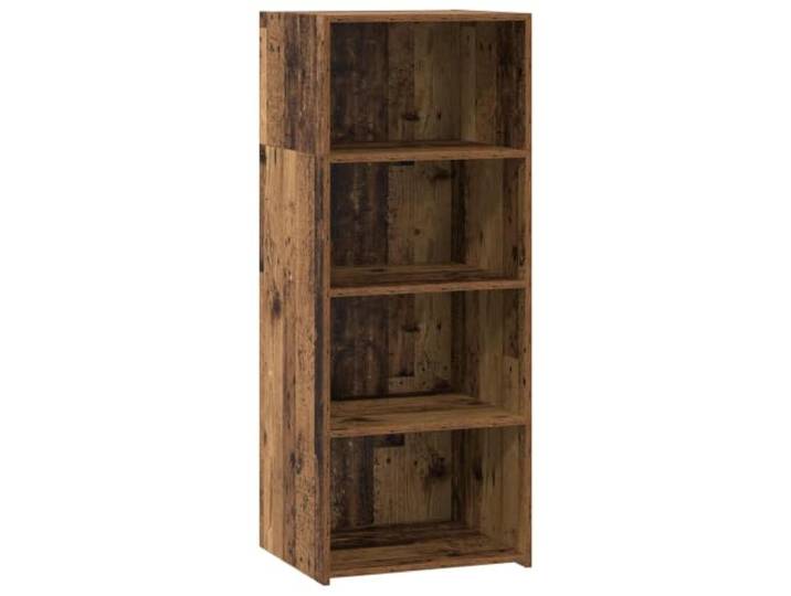 KGFHERENB Highboard Altholz-Optik 50x41x124 cm Holzwerkstoff Schrank Stabiles Standregal mit 3 Fächern für Wohnzimmer und Flur. Bietet praktischen Stauraum im modernen, pflegeleichten Design.