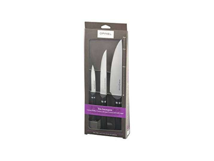 Opinel Intempora-3er-Pack Messer, Edelstahl, Mehrfarbig, 39,8 x 15,4 x 5 cm