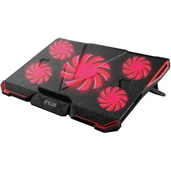 Inca INC-611GMS Llaptop-Kühlpad 43,2 cm (17") 2200 RPM Schwarz, Rot
