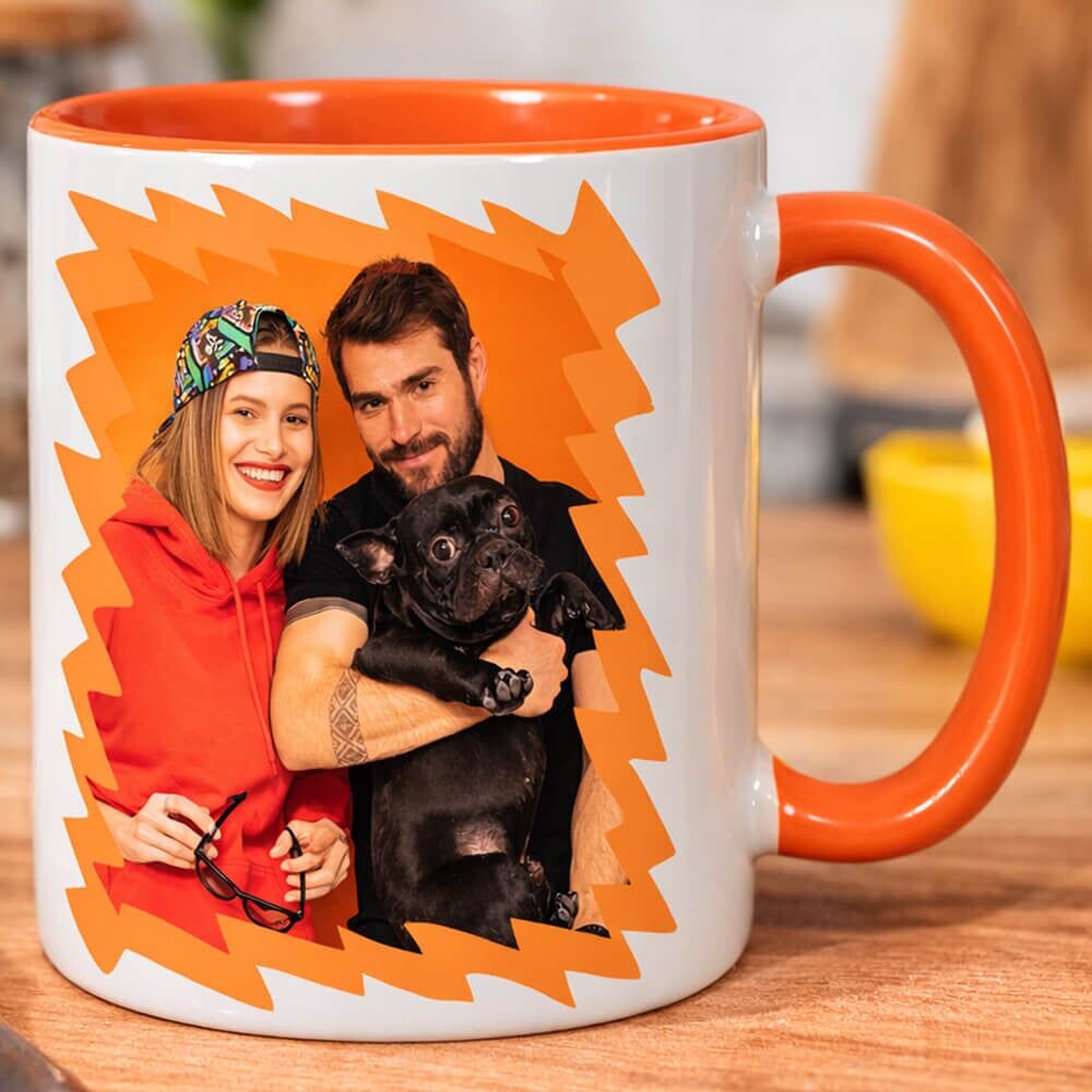 Ocadeau Mug orange personnalisé
