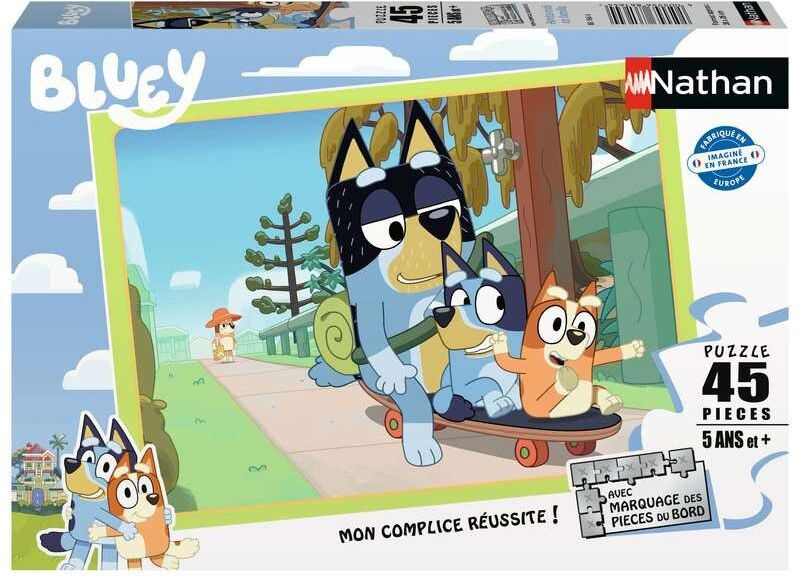 Puzzle 45 pcs Après-midi en famille, Bluey - Nathan