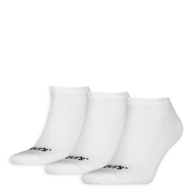 Socken LEVI'S "LEVIS UNI LOW CUT ORANGE TAB 3P", Damen, Gr. 43-46, weiß, Obermaterial: 78% Baumwolle, 21% Polyester, 1% Elasthan, Socken Socken