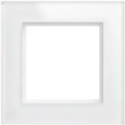 Homematic IP, Zubehör Schalterprogramm, Rahmen IP Glasrahmen – 1-fach