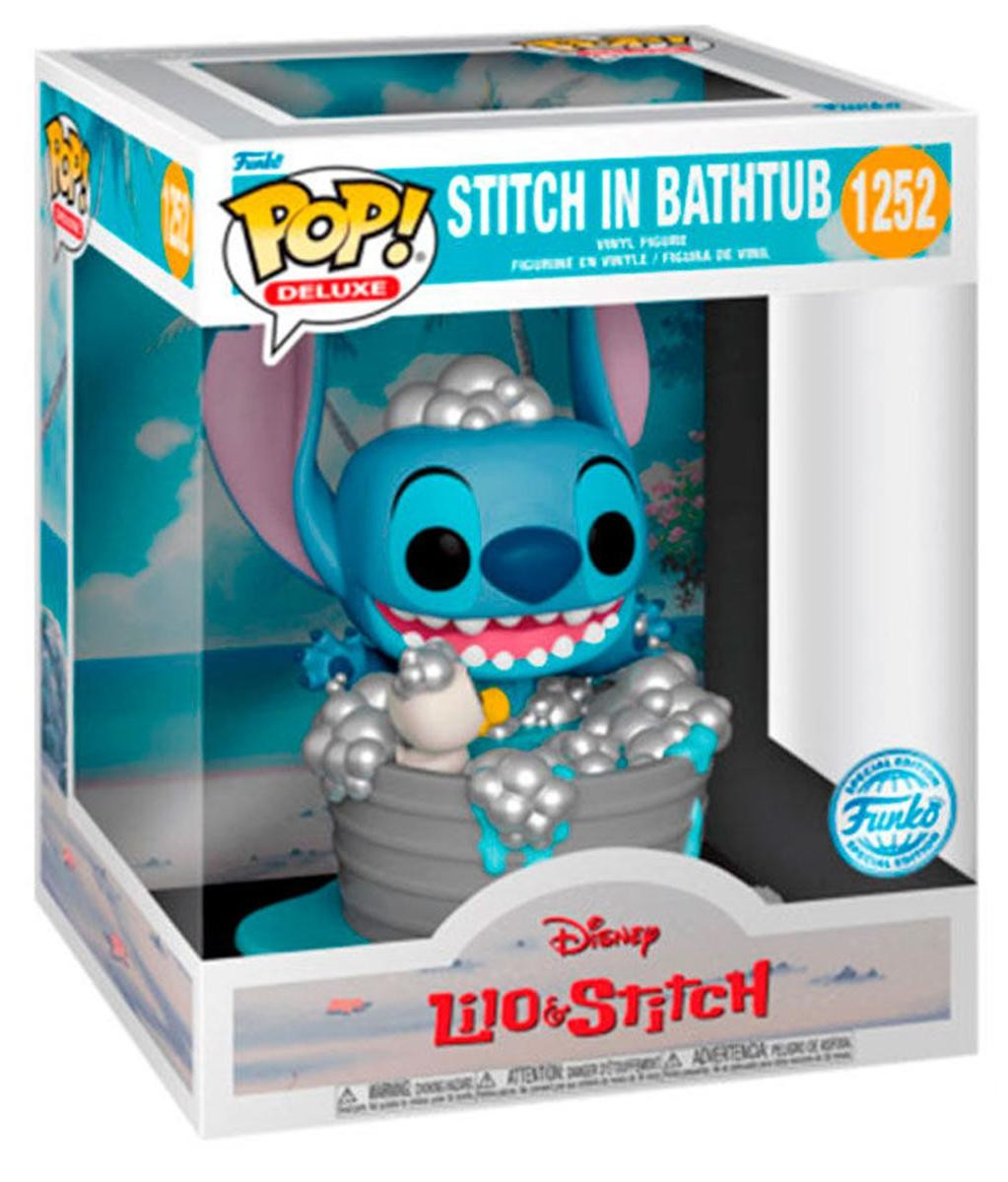 Funko Pop! Disney Stitch in badkuip Deluxe editie #1252 exclusieve speciale editie