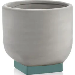 Rosamar Übertopf 20,5 cm, grautürkis
