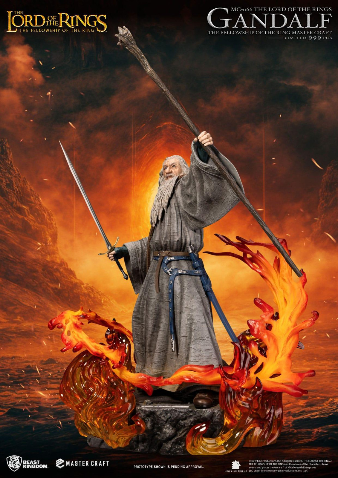 Beast Kingdom Toys In de Ring: Master Craft-beeldje Gandalf, 58 cm