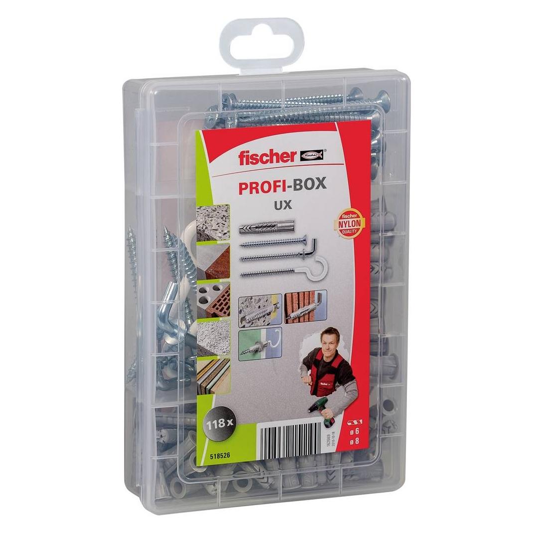 Fischer Rinkinys UX PROFI-BOX 118 vnt. (77 Stk.) (518526)