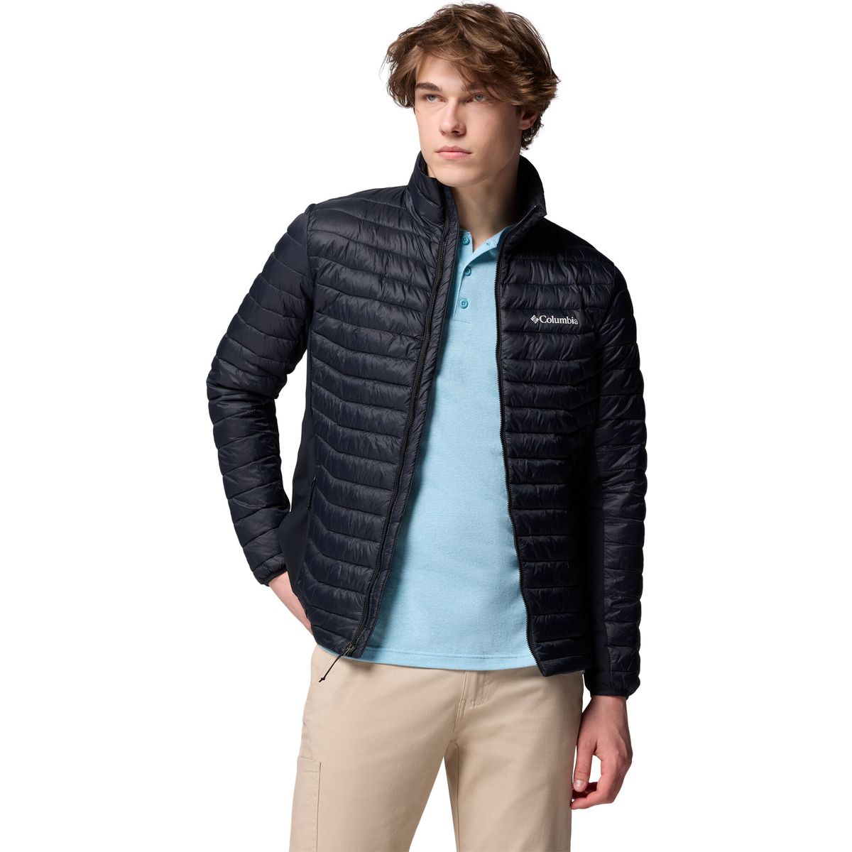 Columbia Men's Powder Pass Hybrid Puffer Jacket black (010) XXL 213414-2134141-010-XXL