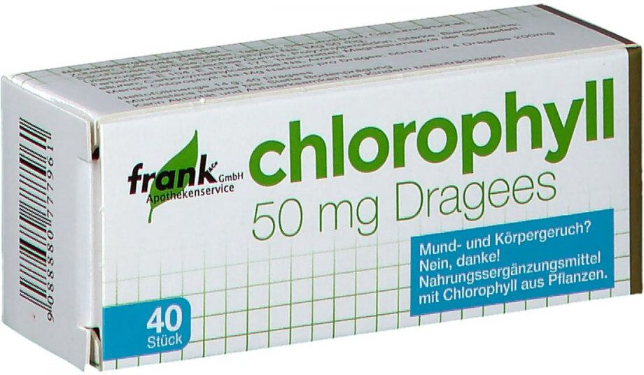 chlorophyll Dragees 40stk