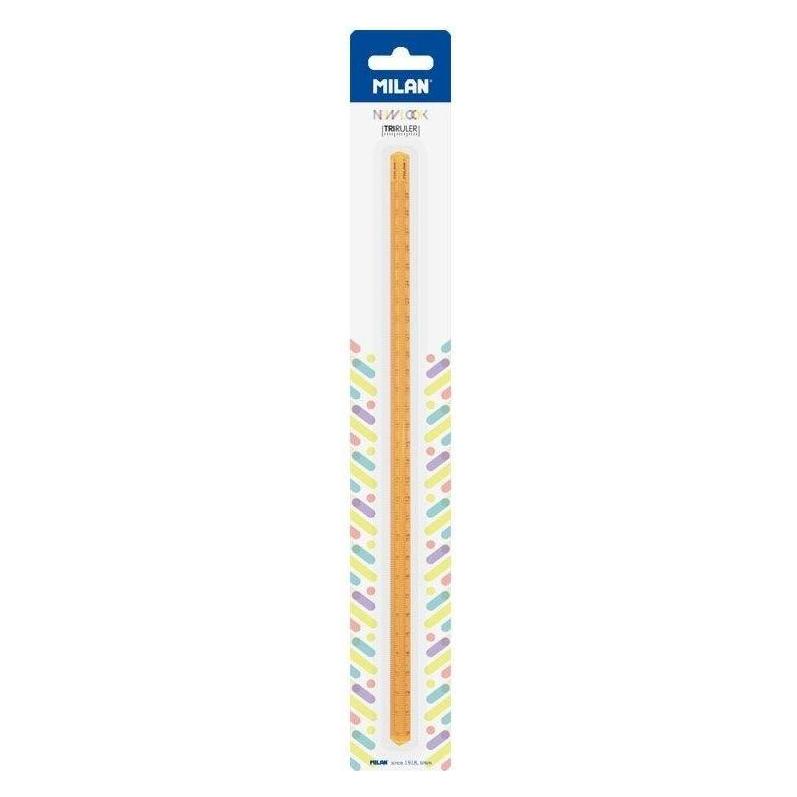 Milan Lineal 30 cm New Look Kunststoff orange (30 cm, Kunststoff) (48985057)