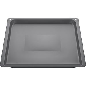 Bosch Backblech HEZ531010, anthrazit, aus Emaille, 45,5 x 37,5 cm, Rand 3 cm hoch, antihaftbeschichtet