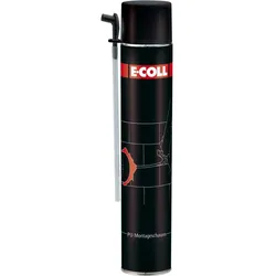 E-coll, Bauschaum, PU-Montageschaum 750ml (MDI-haltig) (750 ml)