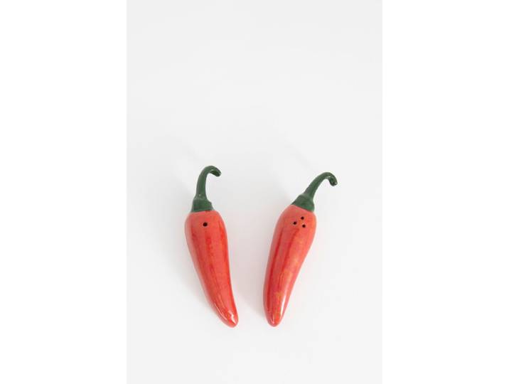 Peper en zout stel chilipepers