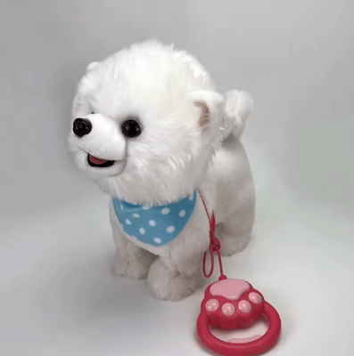 Inspire Curations Interactive Robot Dog Plush Toy Talking, Barking & Singing Electronic Puppy cat B