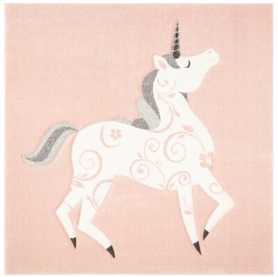 SAFAVIEH Carousel Kids Maronna Unicorn Rug