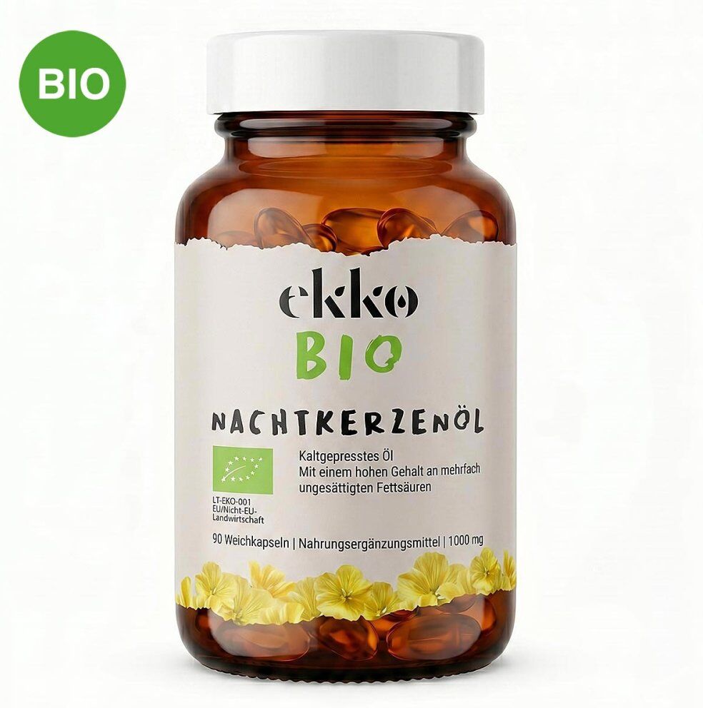 Bio Nachtkerzenöl 1000 mg Weichkapseln