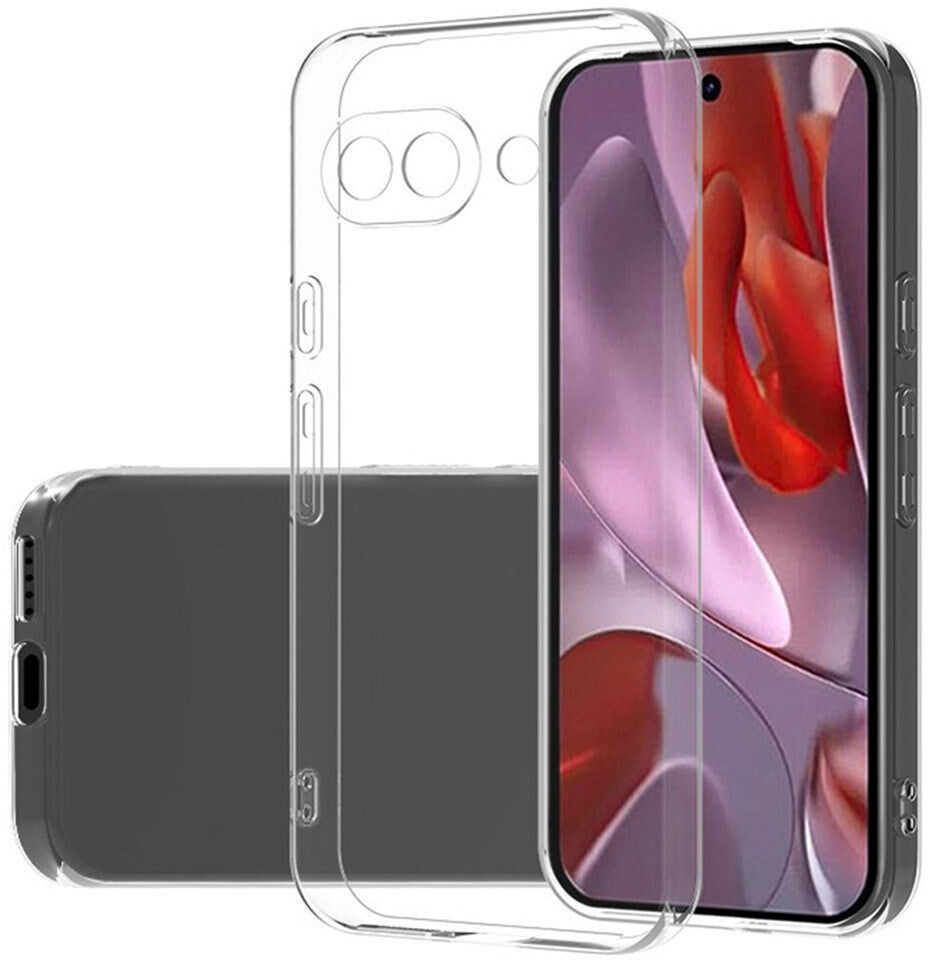 Google Pixel 9a - EIDERWOOD Fleksibelt Plastik Bagside Cover - Gennemsigtig
