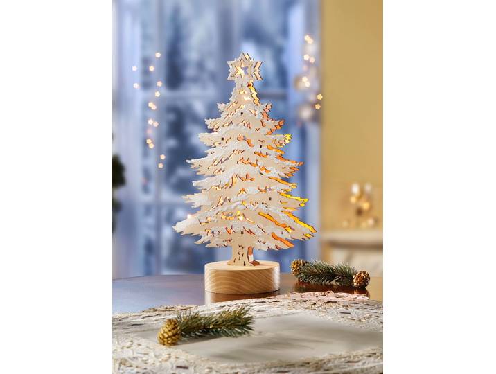 Beleuchteter Tannenbaum, Natur
