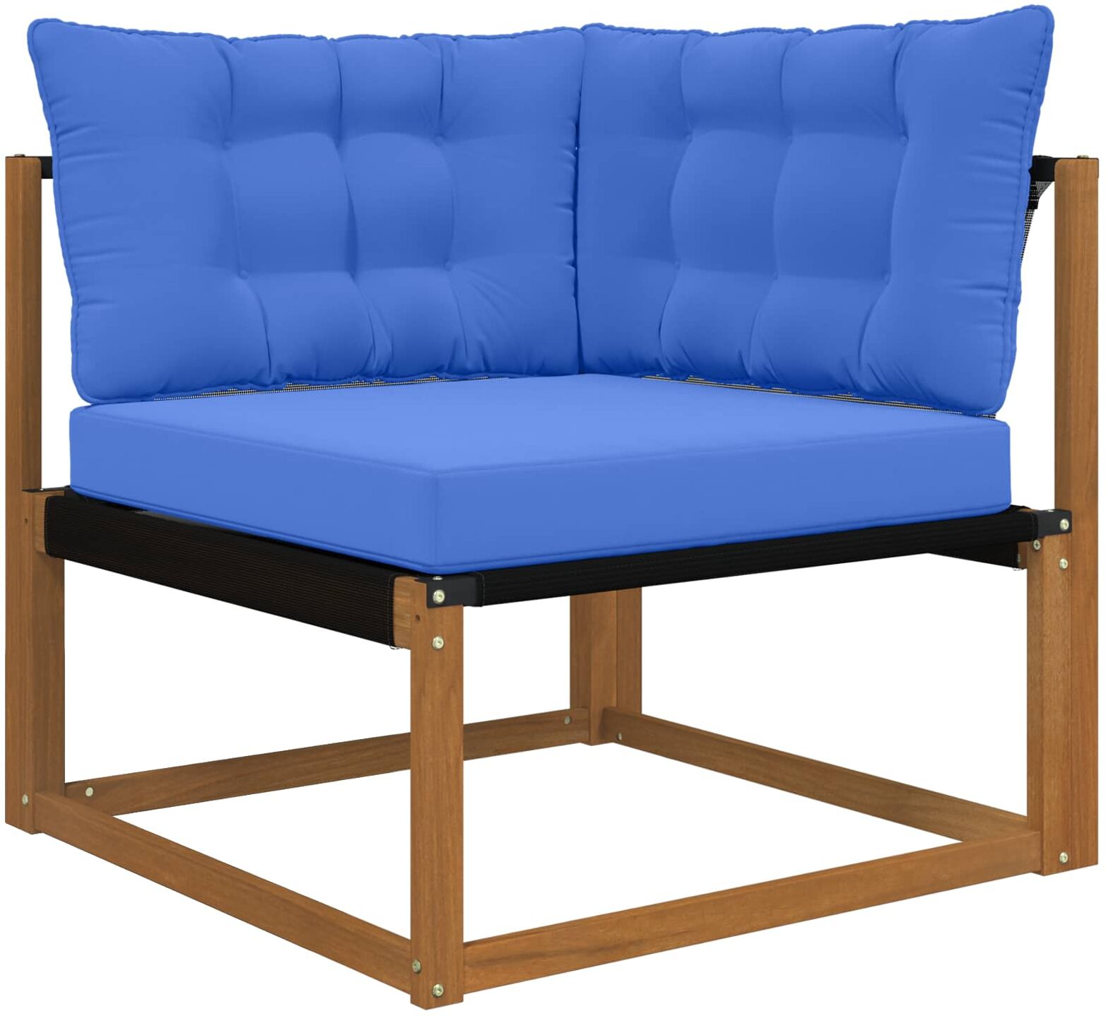 vidaXL Coussin de canapé d'extérieur Polyester Bleu royal
