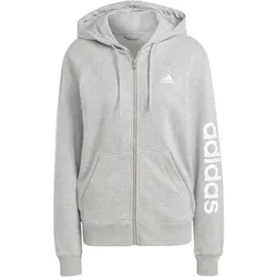 ADIDAS Damen French Terry Kapuzenjacke, Größe S in Grau Grau