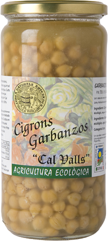 Cal Valls Organic Chickpeas 450 gr