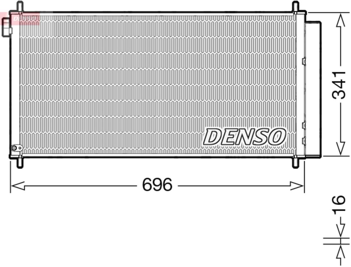 Kondensator, Klimaanlage DENSO DCN50121