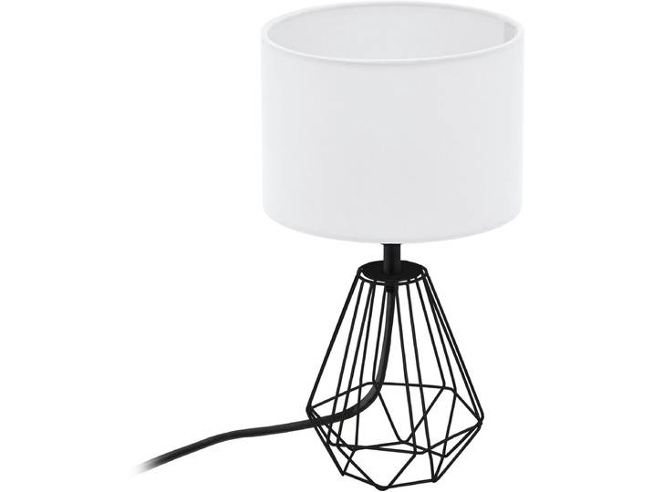 EGLO Carlton 2 Tafellamp - E14 - 30\,5 cm - Zwart/Wit