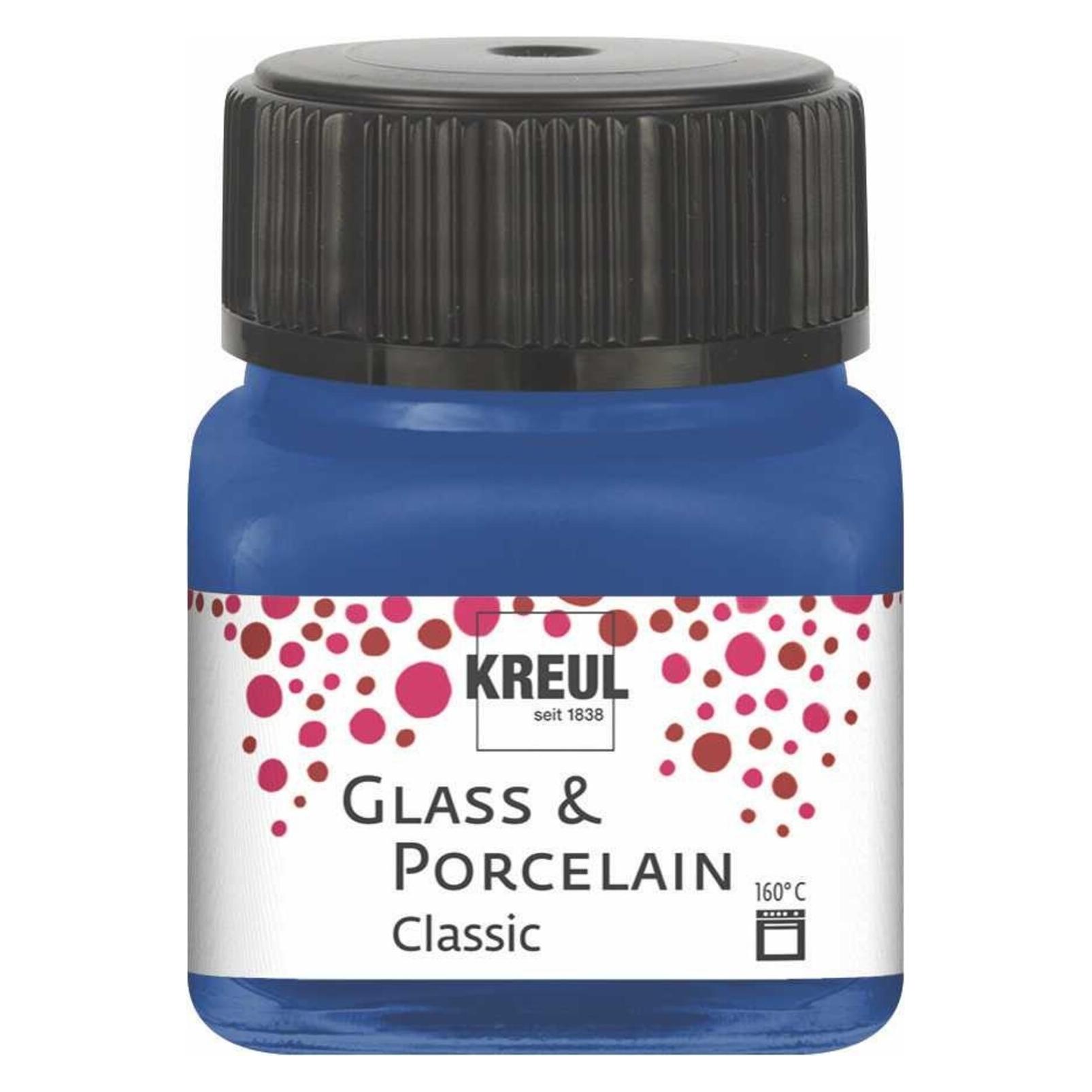 Kreul Glass & Porcelain Classic, Porzellan- und Glasfarbe (20 ml) (4000798162184)