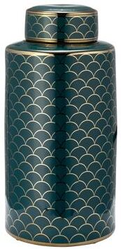 Sagebrook Home Modern Glam Jar with Lid or Vase