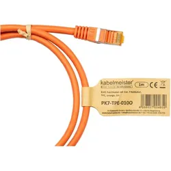 Varia Cat 7 RJ45 Patchkabel 15m, TPE, orange, S/FTP, flexibel (S/FTP, CAT7, 15 m), Netzwerkkabel