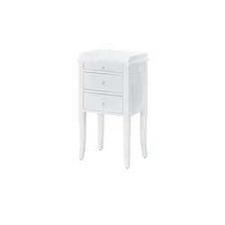 Kommode  Venedig , weiß , Maße (cm): B: 40 H: 72,5 T: 29.0