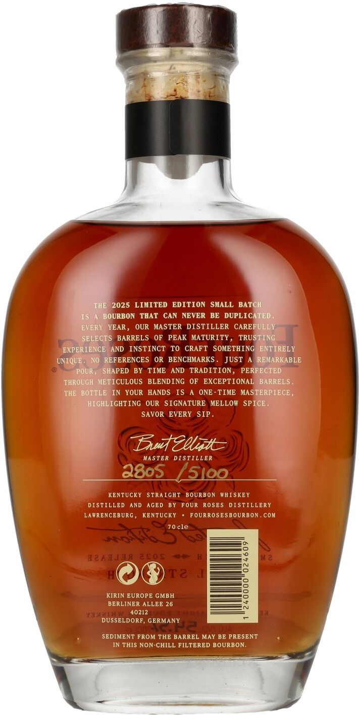 Four Roses Bourbon Four Roses Barrel Strength Small Batch Limited Edition Release 2025 54,5% Vol. 0,7l