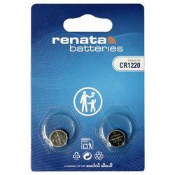 Renata Knopfzellenbox CR1220 3 V 2 St. 35 mAh Li-MnO2 704585
