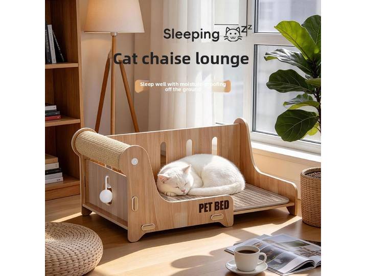 Jianma Recliner, Griffoir vertical intégré, résistant à l'usure, anti-déchirure, jouet à gratter, jouet pour chat, griffoir pour chat, fauteuil pour chat