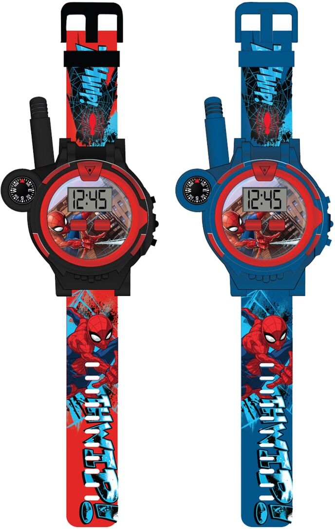Kids Licensing Reloj Walkie Talkie 2 en 1 Spiderman .